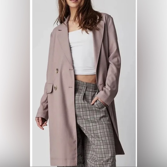 Free People Freddie Longline Blazer - Picture 1 of 13